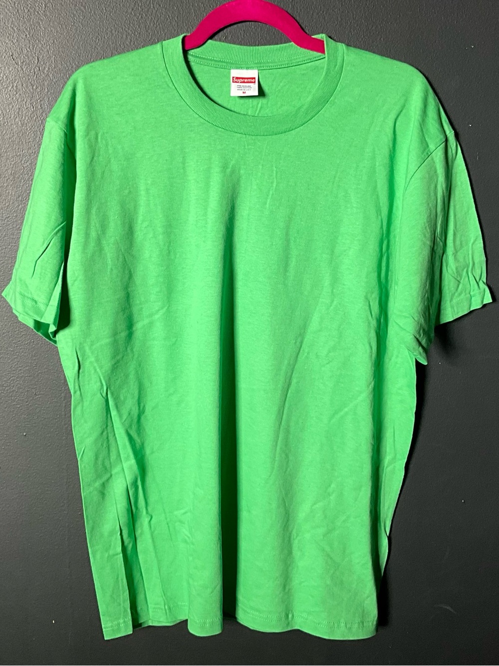 Supreme Neon Green Short Sleeve Tee
